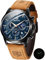 Benyar Herrenuhr Uhren Herren Wasserdicht Herrenuhren Chronograph m?nner Armbanduhr für Herren Eleganz Lederarmband/Edelstahl Quarz Geburtstags/Weihnachts Gold/Silber/Blau/Schwarz
