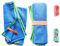 E.L.concept Premium Öko Tex Mikrofaser Handtuch 160x80 cm | Gerippt & Strukturiert | Schnelltrocknend, kompakt & Leicht für Sport, Fitness, Yoga, Reisen, Strand & Wellness