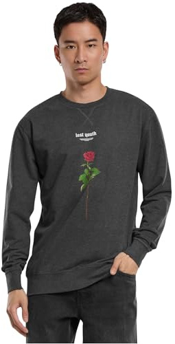 Mister Tee Herren Lost Youth Rose Crewneck