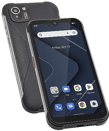 DAM Smartphone Rugerizado W555 4G, Android 12, 3GB RAM + 32GB. Pantalla 5,7'' HD. 13mpx. GPS.IP67. POC Function. 7,4x1,3x15 Cm. Color: Negro