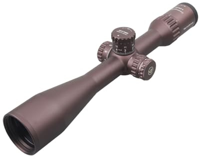 Vector Optics SCOL-43 Continental x6 4-24x50SFP Coyote FDE Zielfernrohr für Sport, Airsoft und Jagd, Luftgewehr, Ziel-Visier, Gewehrzielfernrohr, Rifle Scope, umfangreiches Zubehör