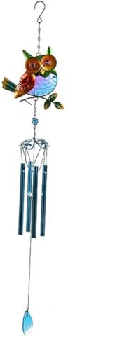 Huamengyuan Hängendes Windspiel Vogel Hängedekorationen Windspiel Hängedekoration für Balkon Glockenblume Garten Windspiele Innen und Außendekoration