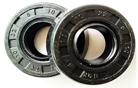 Dichtungsscheibe NBR Wellendichtring TC-10*15*16*17*18*19*20*21*22*23*24*25*26*28*30**35*4/5/6/7/8/9 Nitrilbeschichtete Doppellippe mit Strumpfbandfeder Dichtungslippe ( Size : 10x32x10 2pcs )