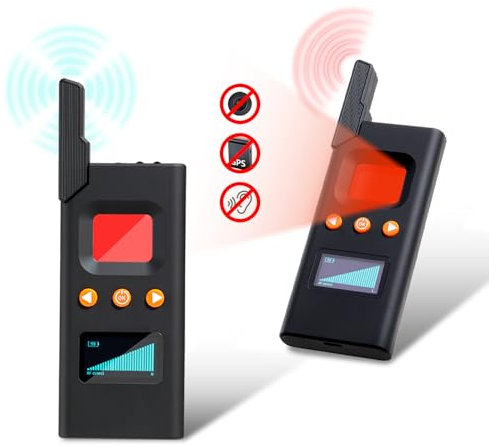 FOWARD GAUSS Versteckter Kamera-Bug-Detektor Anti-Spionage-Detektoren Abhörfinder RF Wireless Signal Scanner Datenschutzbeauftragter zur Erkennung von magnetischen Geräten Sweeper GPS-Tracker-Detektor