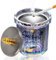 Aschenbecher mit Deckel - Aschenbecher für Draussen, Groß Aschenbecher Outdoor, Aschenbecher aus Glas,winddicht,Sturmaschenbecher als Dekoration für Zuhause und Büro- transparente Farben