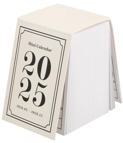 Operitacx Mini Tischkalender Handreißbarer Retro Kalender Für Schreibtisch Kreativer Und Praktischer Tischkalender Im Vintage-stil Für Büro Und Zuhause