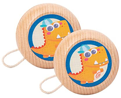 TOBBOMEY 2St schickes Jo-Jo -Ball aus Aluminium Kinder Spielen Spielzeug Kind - Spielzeug Kinder holzspielzeug kindergeburtstags mitgebsel Jo-Jo-Ball Jo-Jo-Kugelspielzeug Buche