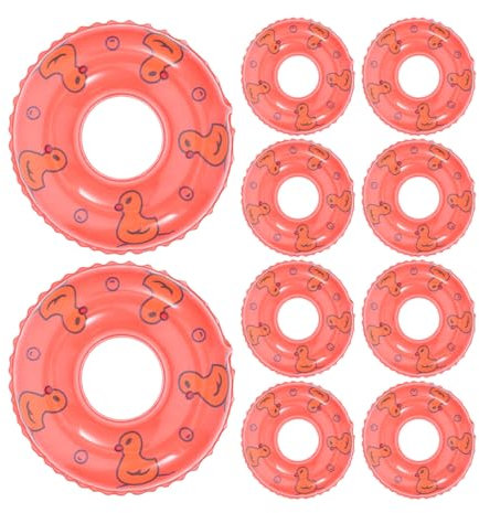 Toyvian Mini Cerchio Gonfiabile Per Il Nuoto Decorazioni Da Spiaggia in Miniatura Porta Bevande Per Piscina Per Feste in Piscina