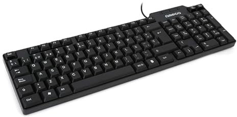 Zarivy Teclado USB español, diseño Compacto, retroiluminación, Teclas silenciosas; Ideal para Oficina y Uso Personal, Mejora la Experiencia de Escritura.