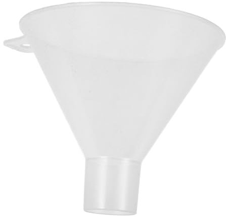 Ciieeo Embudo De Plástico Pp Transparente Embudo De Laboratorio De Tallo Para Filtración y Experimentos De Laboratorio Boca Ancha Para Fácil De Líquidos y Polvos