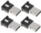 QUMIIRITY 4Piezas Decorativa de Atmósfera USB de RGB y Hogar Iluminación Interior Decoración Romántica y Duradera