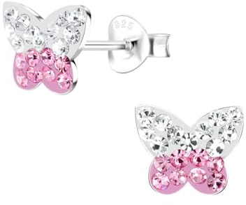 Schmetterling Ohrringe 925 Silber