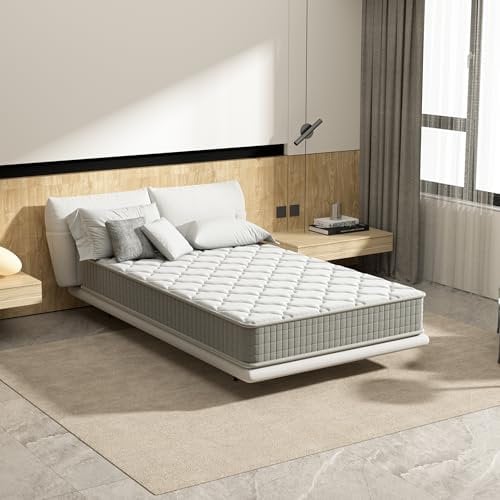 DEWINNER Matratze 90x200, Höhe 30 cm, Schaumstoffmatratze, perfekte Unterstützung, hohe Elastizität, Wendematratze, beidseitig verwendbar