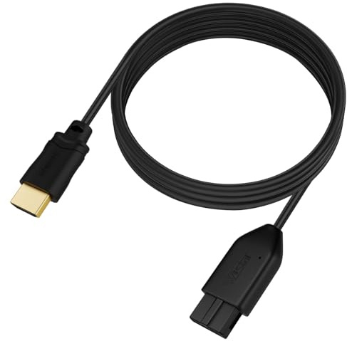 AXFEE N64 auf HDMI Konverter, N64 zu HDMI Adapter mit 1,5M Kabel Netzkabel | 1080P Video Audio Plug-and-Play HD Konverterkabel, HD-Videokonverter Adapterkabel Unterstützung N64 Game-Cube und SuperSNES