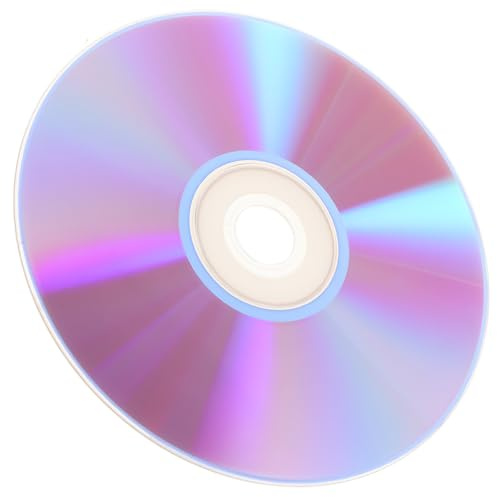 Mikikit High Capacity Blank CD 12Cm Writable Digital Audio Disc for Music Recording and Data Storage with Fast Burning