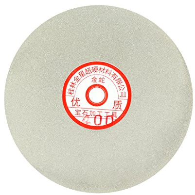 Sourcingmap 6-inch Grit 400 Diamond Coated Flat Lap Wheel Grinding Sanding Polishing Disc
