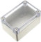 sourcing map 100x68x50mm Elektronisch Abzweigdose Wasserdicht IP65 Verteilerdose ABS-Kunststoff DIY Aufputzdose Klemmdose Anschlussdose mit Gehäuse für Innen- und Außenkabel Grau