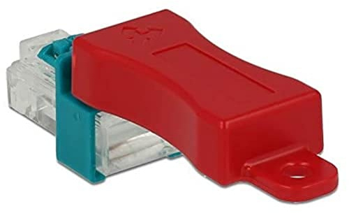 DeLock Netzwerk RJ45 Secure Clip Stecker Set 6 Stück