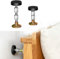 Krisler Kopfteil-Stopper für die Wand, verstellbares Eisen-Bettgestell, Anti-Shake-Werkzeug, einfache Installation, Wandschutz, 30–90 mm (2 Stück)
