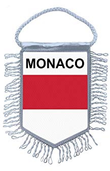 Akachafactory Wimpel mini Flagge Fahne flaggen miniflagge Monaco
