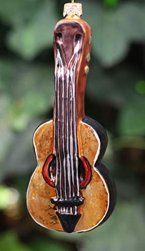 condecoro Gitarre Christbaumschmuck Musikinstrument Christbaumkugel braun
