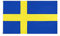 stormflag Hersteller Schweden Flaggen 3x5ft(90cmx150cm) Polyester Pongee 90g mit Ösen und doppelt genäht