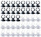Gqavril12 Support de Tube d'Aquarium Ventouse Aquarium Pompe Aquarium Plastique Noir Chauffage Ventouse Aquarium Ventouse Ventouse d'aquarium Accessoires pour tuyaux d'aquarium 16 mm（40 pièces）