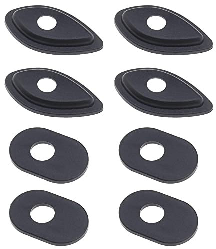 Motorrad Blinklicht Distanzscheiben Distanzstück Blinker Adapter Platten Ersatz Montage 8-teilig Set