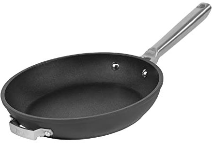 Ninja Foodi ZEROSTICK Sartén para saltear apilable de 26 cm, antiadherente, aluminio anodizado duro, apta para lavavajillas, horno y todo tipo de cocinas, incluido inducción, en gris, C50026EU