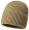 TOP-EX XL/XXL 100% Merinowolle Beanie Mütze, Wintermuetze Herren Damen, Fisherman Beanie Trawler Mütze, Strickmuetze, Warme Fleece Futter Khaki M/L