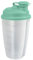 Westmark Mix-und Schüttelbecher/Dressingshaker mit Messskala, herausnehmbarer Mixscheibe und verschließbarem Ausgießer, Fassungsvermögen:0,5l,Kunststoff, BPA-frei,Farbe:Transluzent/Mint-Grün, 2435227M