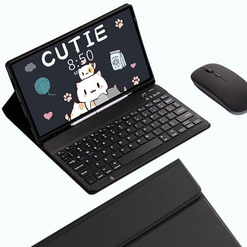 MG REAL Keyboard Case for Samsung Galaxy Tab A8 10.5'' 2022 (SM-X200/X205/X207), Magnetically Detachable Wireless Bluetooth Keyboard with Mouse, Slim Cover with S Pen Holder,Black