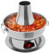 Hot Pot de acero inoxidable, 2,3 L, carbón vegetal chino, olla caliente con chimenea, olla caliente vintage de acero inoxidable, fondue de carne china, olla de cordero al aire libre