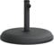 vidaXL Parasol Base - 15 kg Round Umbrella Stand for Ø32 / 35/38 mm Poles, Durable Plastic & Concrete, Black, with Tightening Knob