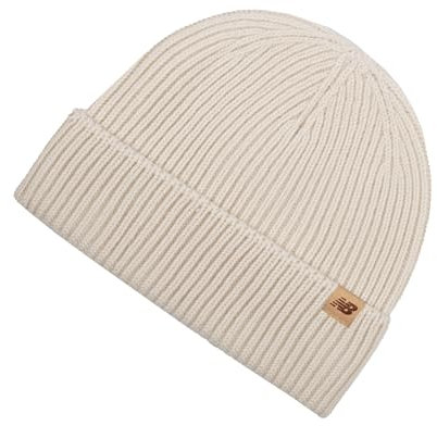 New Balance Men's, Women's, Unisex Winter Watchman's Beanie, Fall and Winter Hat, One Size Fits Most, Linen Beige