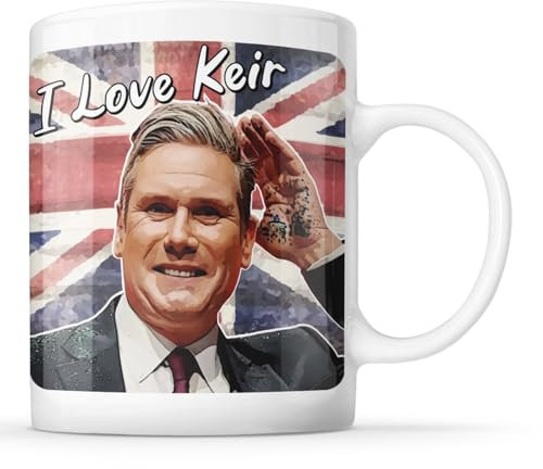 McMug - I Love Keir - Labour Party - Prime Minister Starmer - Politics Mug, Ceramic, 11fl.oz.