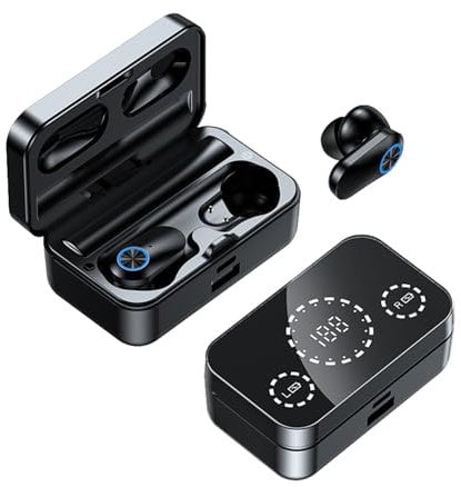 Wireless Small Charging Earbuds Bluetooth 5.3 In Ear Blue Tooth Headphones Wireless ENC Ear Buds Noise Cancelling Earphones for Small Ears TWS Ear Phones Bluetooth for iPhone Android Tablet Laptop Gym