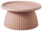 Moderner runder Couchtisch mit Säulen, Couchtisch aus Kunststoff, nordischer Pilz-Couchtisch, Kleiner Couchtisch, Balkon-Couchtisch, Schlichter moderner Mini-Beistelltisch aus Kunststoff, rosa