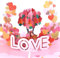 Hierein Geburtstagskarte Frau, 3D Liebe und LOVE Romantische Geschenkkarte zum Geburtstag oder Jahrestag, Pop Up Karte Hochzeit Happy Anniversary für Hochzeitsgeschenk, Valentinstag, Geburtstag