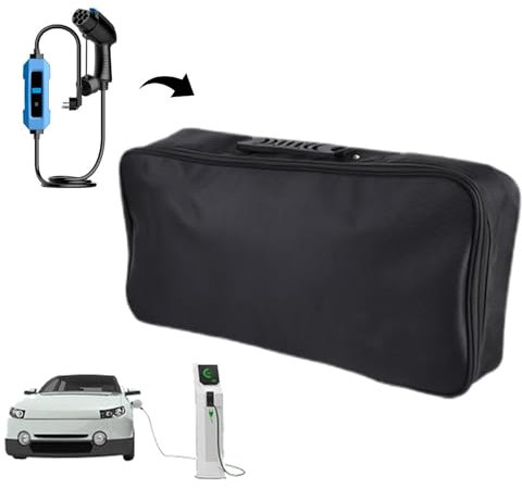 Ev Charger Carry Case | Jumper Charger Cable Carrying Case Waterproof Ev Charging Cord Storage Pouch, Electric Ev Extension Cords Case for Hose