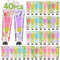 Crema de Manos (pack de 40 x 30ml)-Crema para manos secas y agrietadas-Recupera las manos dañadas, reparadora no grasa con glicerina y vitamina E,rápida absorción,24H Hidratación