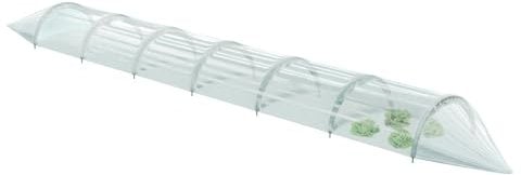 Low tunnel Greenhouse Mini Foil Veg Flower Grower 360cm long Protection Garden Home Plants Growing Seedling