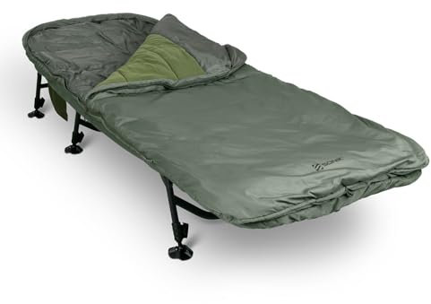 Sonik Bank-Tek 5 Season Sleep System Carp Fishing Bedchair EC0049 L-210 W-90 H-50-62