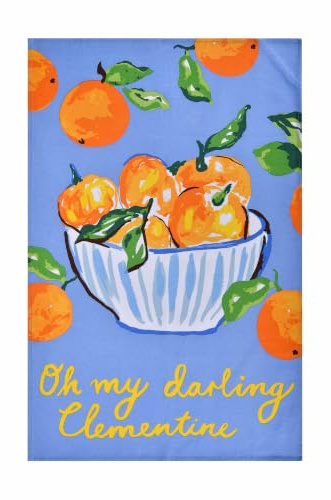 Ulster Weavers Summer Fruits Blue Tea Towel – Maximalist – Cotton