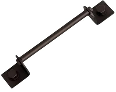 Gedotec Möbelgriff PORTELLO gerostet sandgestrahlt | Griff aus Metall 160 mm Bohrabstand | Möbelgriff Antik für Kommode Schrank Küchenschublade | Vintage Schrankgriff