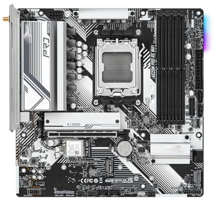 Gaming Motherboard Fit For ASrock A620M Motherboard PRO RS WIFI Socket AM5 DDR5 256GB M.2 Support 9700X 7900 8400F 9600 7600 7500 Cpu