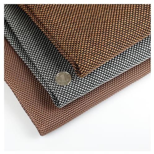 Vintage Speaker Grill Cloth Thicken Acoustic Mesh for Marshall Stereo Replacement(BlackBrown(50x50cm))