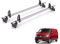 Rhino Roof Rack for VW Transporter 2002-2022 [Suitable for T5/T6 Models] 2 Roof Bars + Loadstops - T52FL/KLS2