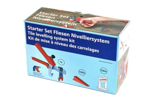 KAUFMANN 50.430.01 Fliesen Nivelliersystem Starter-Set 3-teilig