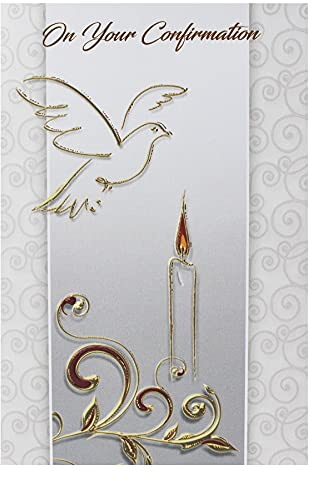 On Your Confirmation Card with Envelope and Gold Detail - F28115 1152